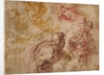 Heads of Angels, drawings of Virgin and Child by Giulio Cesare Procaccini