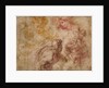 Heads of Angels, drawings of Virgin and Child by Giulio Cesare Procaccini