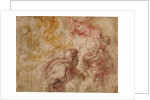 Heads of Angels, drawings of Virgin and Child by Giulio Cesare Procaccini