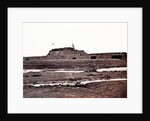 The side of the fort from which the Chinese escaped the effects of the British and French Artillery by Felice Beato
