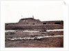 The side of the fort from which the Chinese escaped the effects of the British and French Artillery by Felice Beato