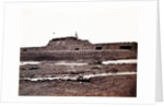 The side of the fort from which the Chinese escaped the effects of the British and French Artillery by Felice Beato