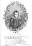 John Milton aged 10 by Anonymous