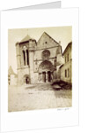 Longpont Church by Jean-Eugene-Auguste Atget