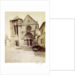 Longpont Church by Jean-Eugene-Auguste Atget
