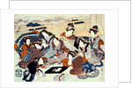 An actor seated surrounded by fashionable women by Utagawa Kunisada