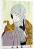 Portrait of a veiled woman by Chikanobu Toyohara