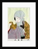 Portrait of a veiled woman by Chikanobu Toyohara