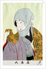 Portrait of a veiled woman by Chikanobu Toyohara