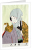 Portrait of a veiled woman by Chikanobu Toyohara