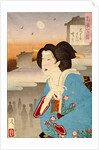 The Moon in Early Morning by Tsukioka Yoshitoshi