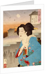 The Moon in Early Morning by Tsukioka Yoshitoshi