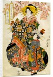 Beauties of the Yoshiwara at Daikoku House by Keisai Eisen