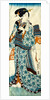 Girl with Scissors by Utagawa Kunisada