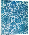 Panel of resist-dyed cotton by Unknown