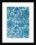Panel of resist-dyed cotton by Unknown