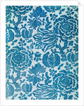Panel of resist-dyed cotton by Unknown