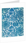 Panel of resist-dyed cotton by Unknown
