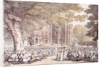 A Party in the Grounds of Ham House by Thomas Rowlandson