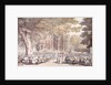A Party in the Grounds of Ham House by Thomas Rowlandson