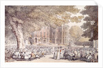 A Party in the Grounds of Ham House by Thomas Rowlandson