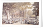 A Party in the Grounds of Ham House by Thomas Rowlandson