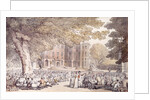 A Party in the Grounds of Ham House by Thomas Rowlandson