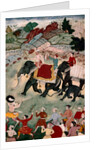 A Party of Elephant Hunters. India, early 18th century by Unknown