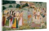 Krishna celebrating the Holi festival. India, late 18th century by Unknown