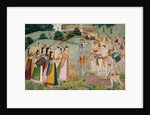 Krishna celebrating the Holi festival. India, late 18th century by Unknown