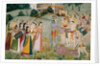 Krishna celebrating the Holi festival. India, late 18th century by Unknown