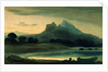Mountainous Landscape Afterglow by John Varley