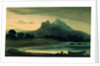 Mountainous Landscape Afterglow by John Varley