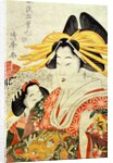 The Doll's Festival by Torii Kiyomine