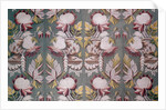 Floral textile design by Unknown