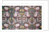 Floral textile design by Unknown