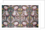 Floral textile design by Unknown