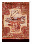 Crocodile, from the Oxburgh Hanging by Mary Queen of Scots