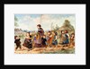 Promenade de l'école, made by Joseph-Théodore Deck, decorated by Albert Anker. Paris, France, 1869 by Joseph-Theodore Deck