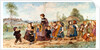 Promenade de l'école, made by Joseph-Théodore Deck, decorated by Albert Anker. Paris, France, 1869 by Joseph-Theodore Deck