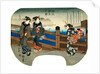 Women on Bridge by Utagawa Hiroshige