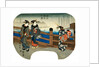 Women on Bridge by Utagawa Hiroshige