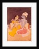 Radha seated with Krishna. Jaipur, India, mid-20th century by Unknown