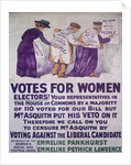 Poster for Votes For Women by Alfred Pearse