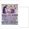 Poster for Votes For Women by Alfred Pearse