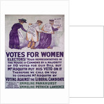 Poster for Votes For Women by Alfred Pearse