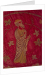 The Tree of Jesse, embroidered on a cope fragment. England, late 13th century-early 14th century by Unknown
