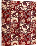 Moon, Sun and Bird furnishing fabric by George Charles Haité