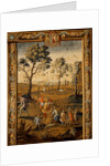 Pannel depicting Milking and Sowing, one of a set of tapestries illustrating The Seasons by Anonymous