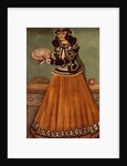 Lady offering sweetmeats. Iran, Qajar dynasty, 19th century by Unknown